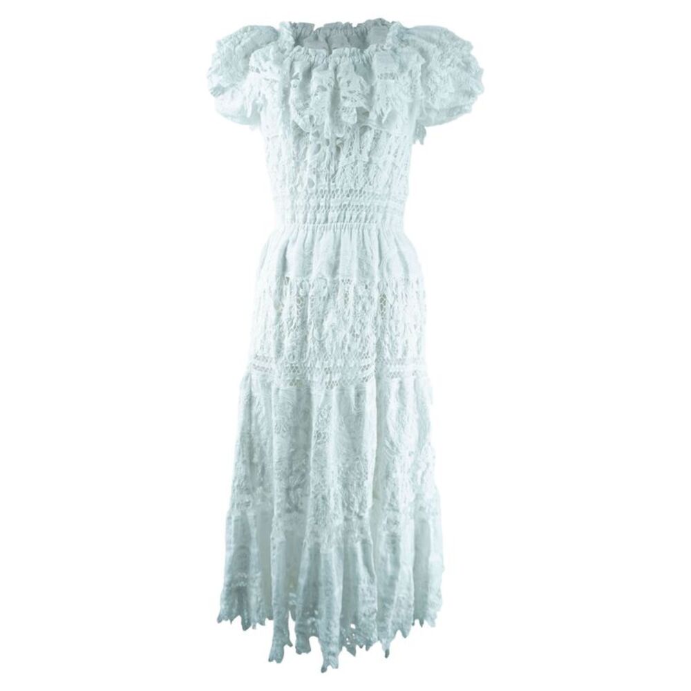 Polo Ralph Lauren White Laced Maxi Summer Dress